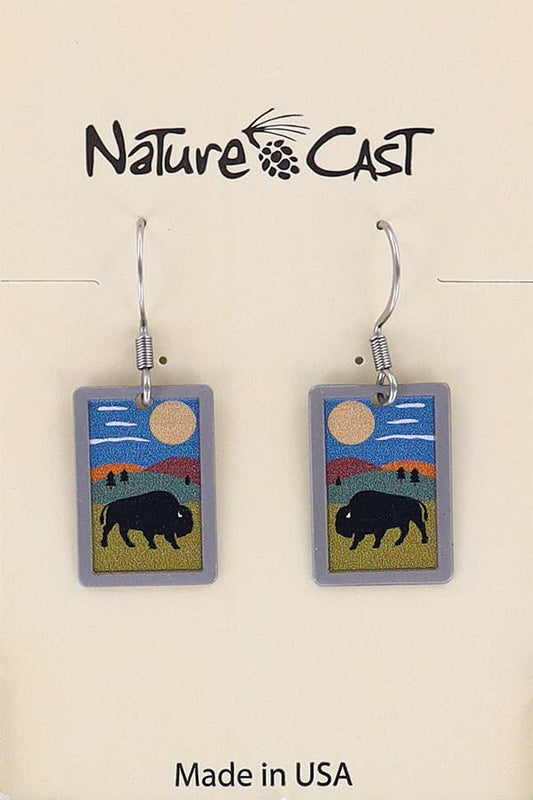 Earring Dangle Bison