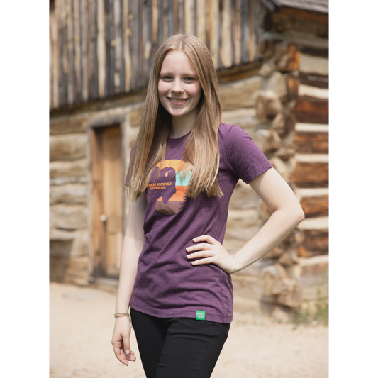 Bison Stripe Ladies T-shirt