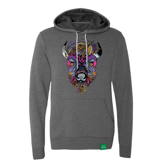 Boho Bison Hoodie