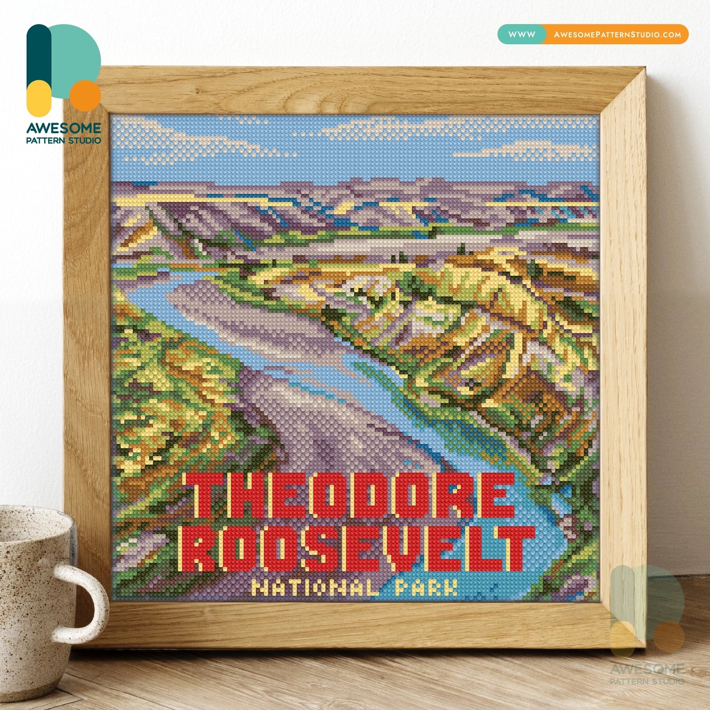 Theodore Roosevelt National Park Diamond Painting