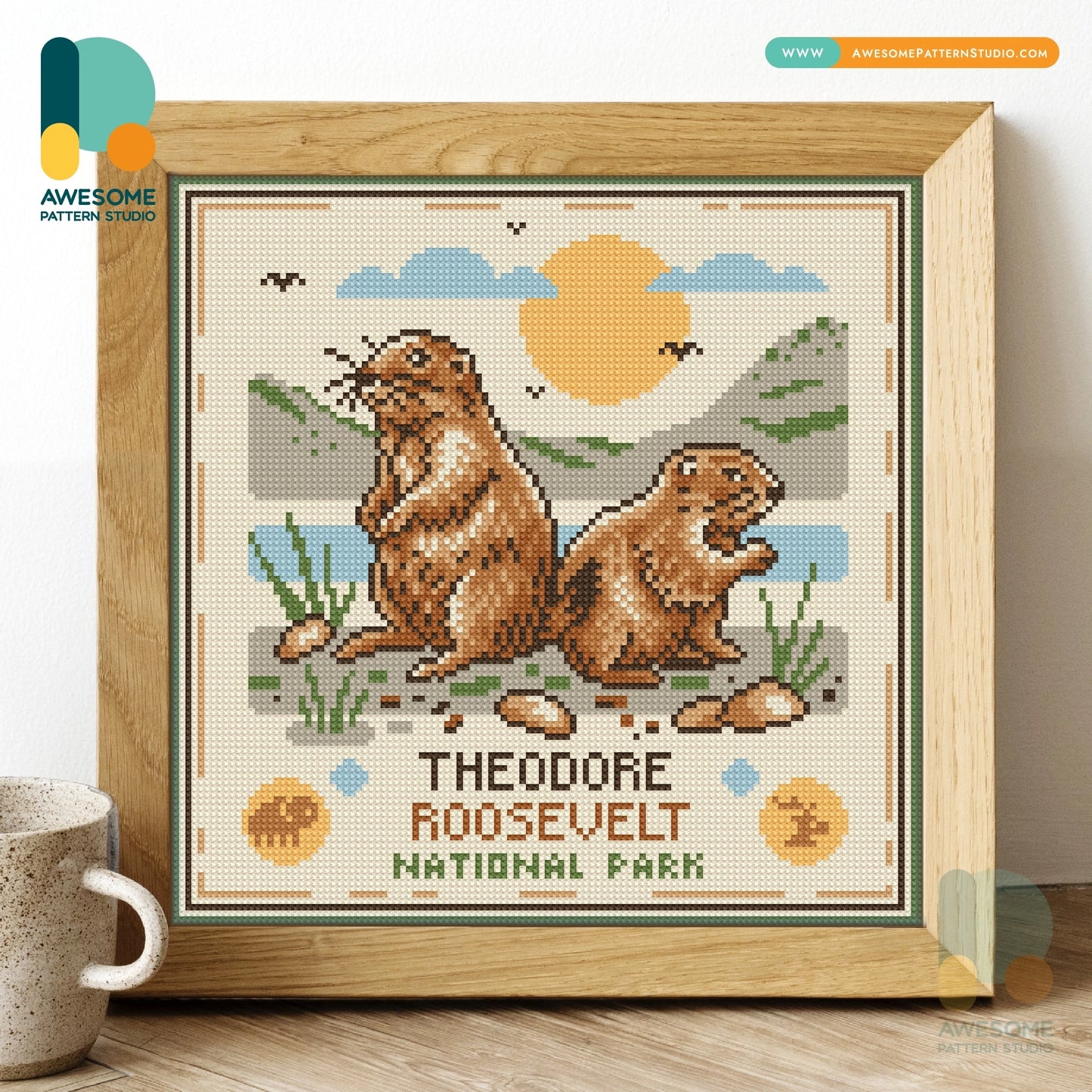Theodore Roosevelt National Park Diamond Painting