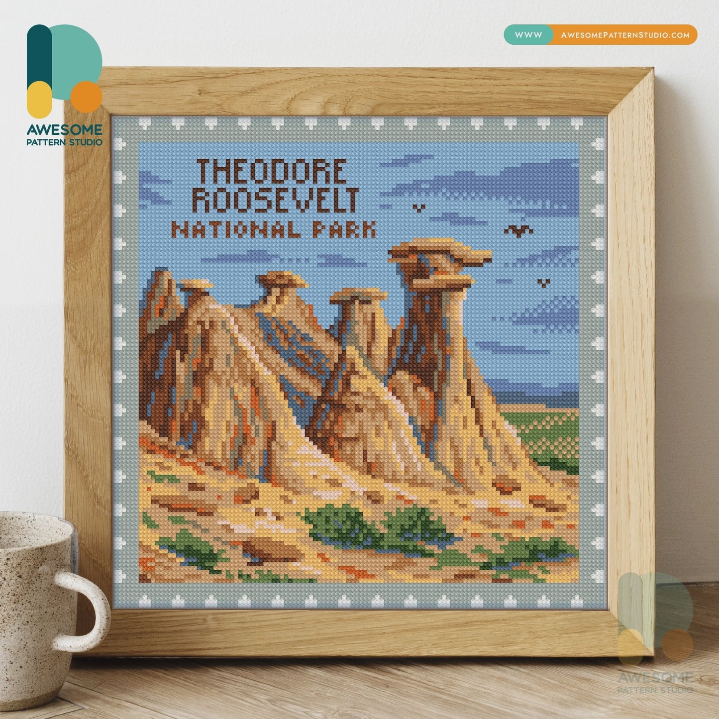 Theodore Roosevelt National Park Diamond Painting