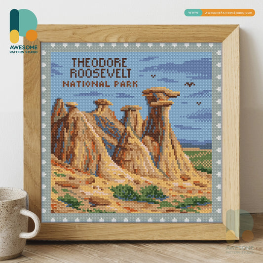 Theodore Roosevelt National Park Diamond Painting