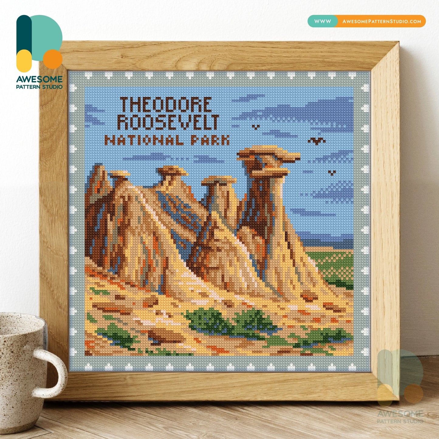 Theodore Roosevelt National Park Diamond Painting
