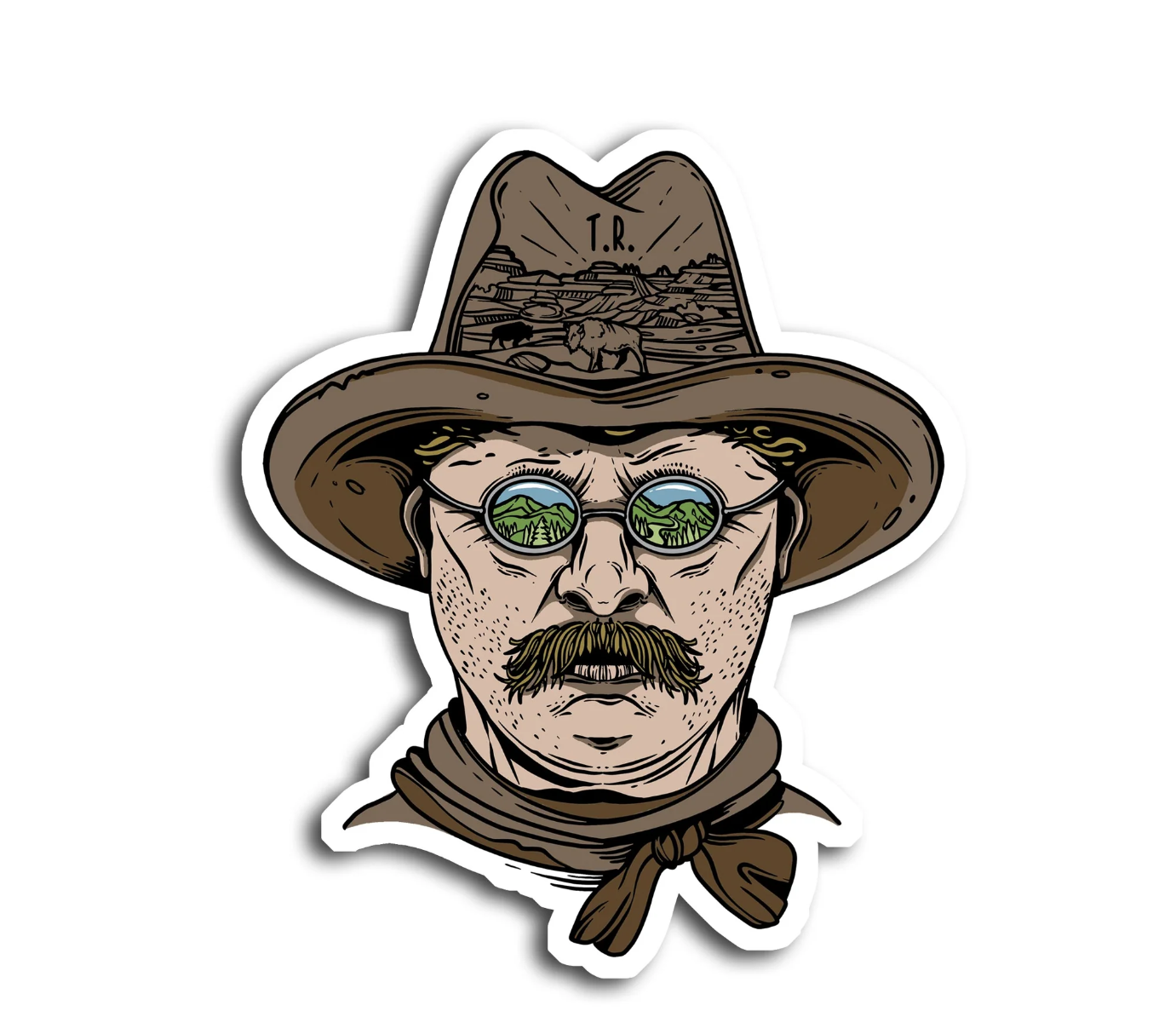 Teddy Bro-sevelt Sticker