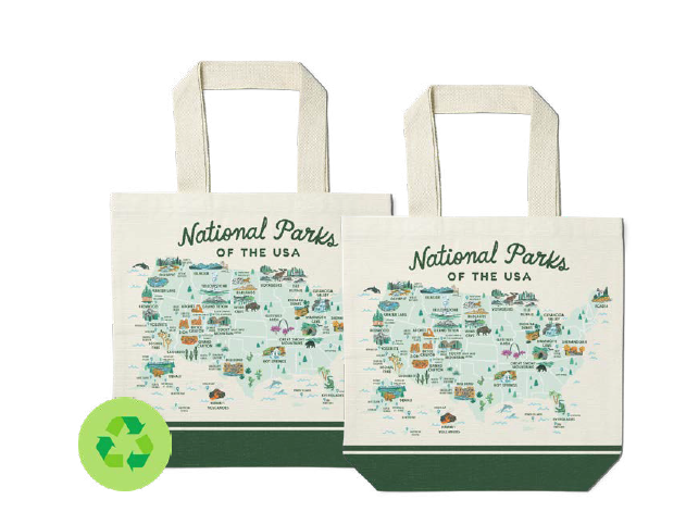 NPS of USA Canvas Tote Bag
