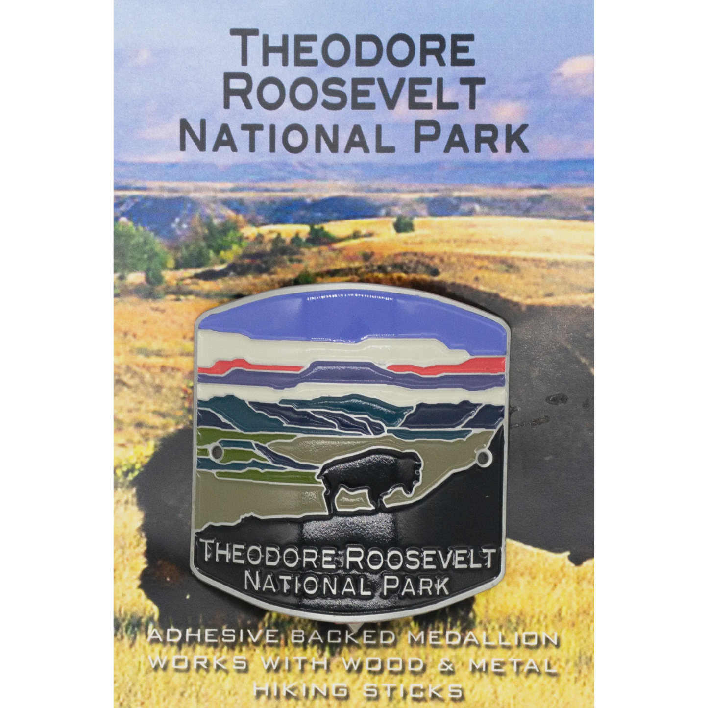 TRNP Bison Hiking Medallion