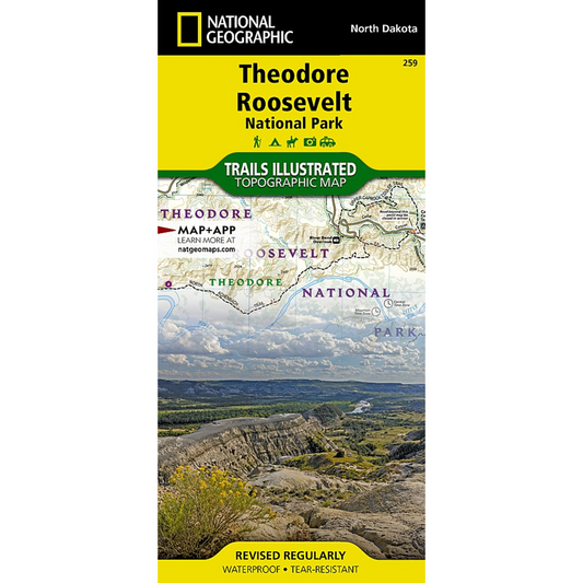Theodore Roosevelt National Park Map