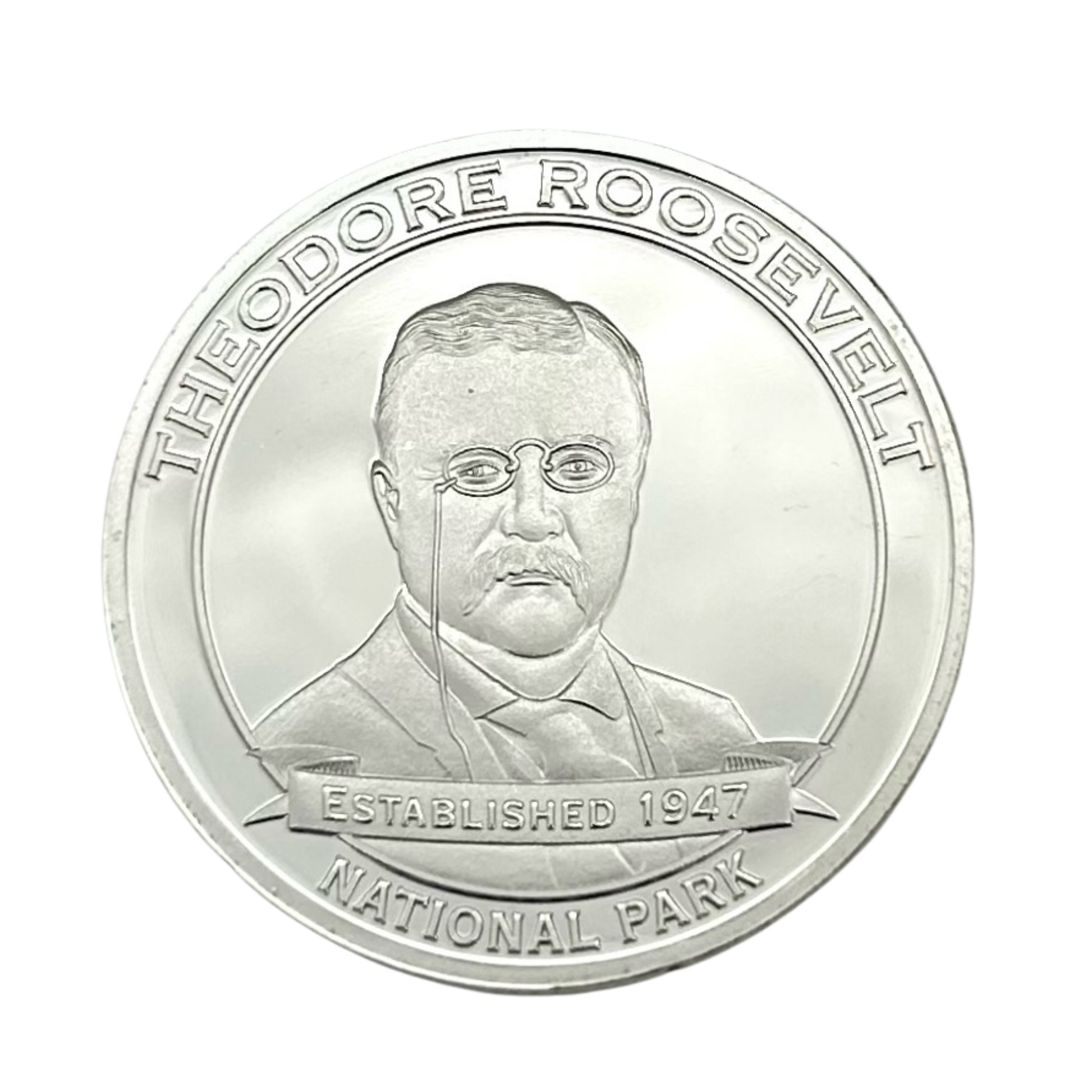 Theodore Roosevelt Silver Coin Front