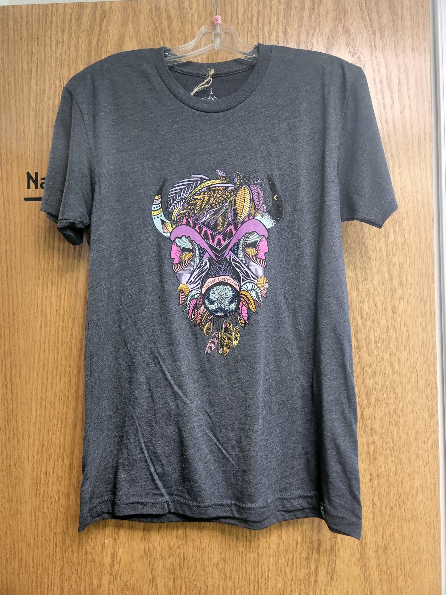 Boho Bison T-shirt Hung2