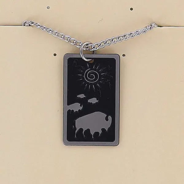 Pendant Buffalo crossing Necklace