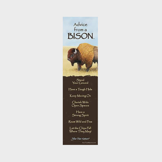 Advice from Bison Bookmark