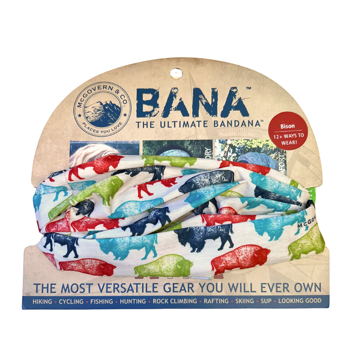 Bison Multicolor Microfiber Bana