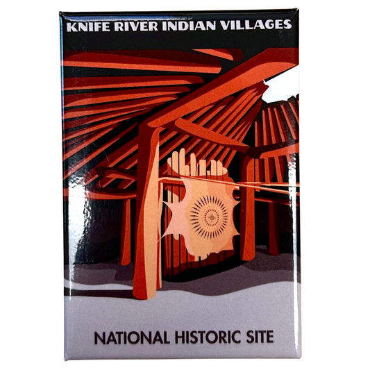 KNRI Earthlodge Interior Magnet