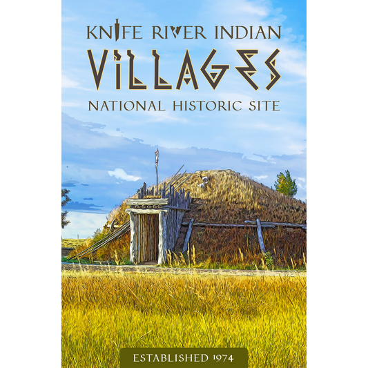 KNRI Established Earthlodge Magnet