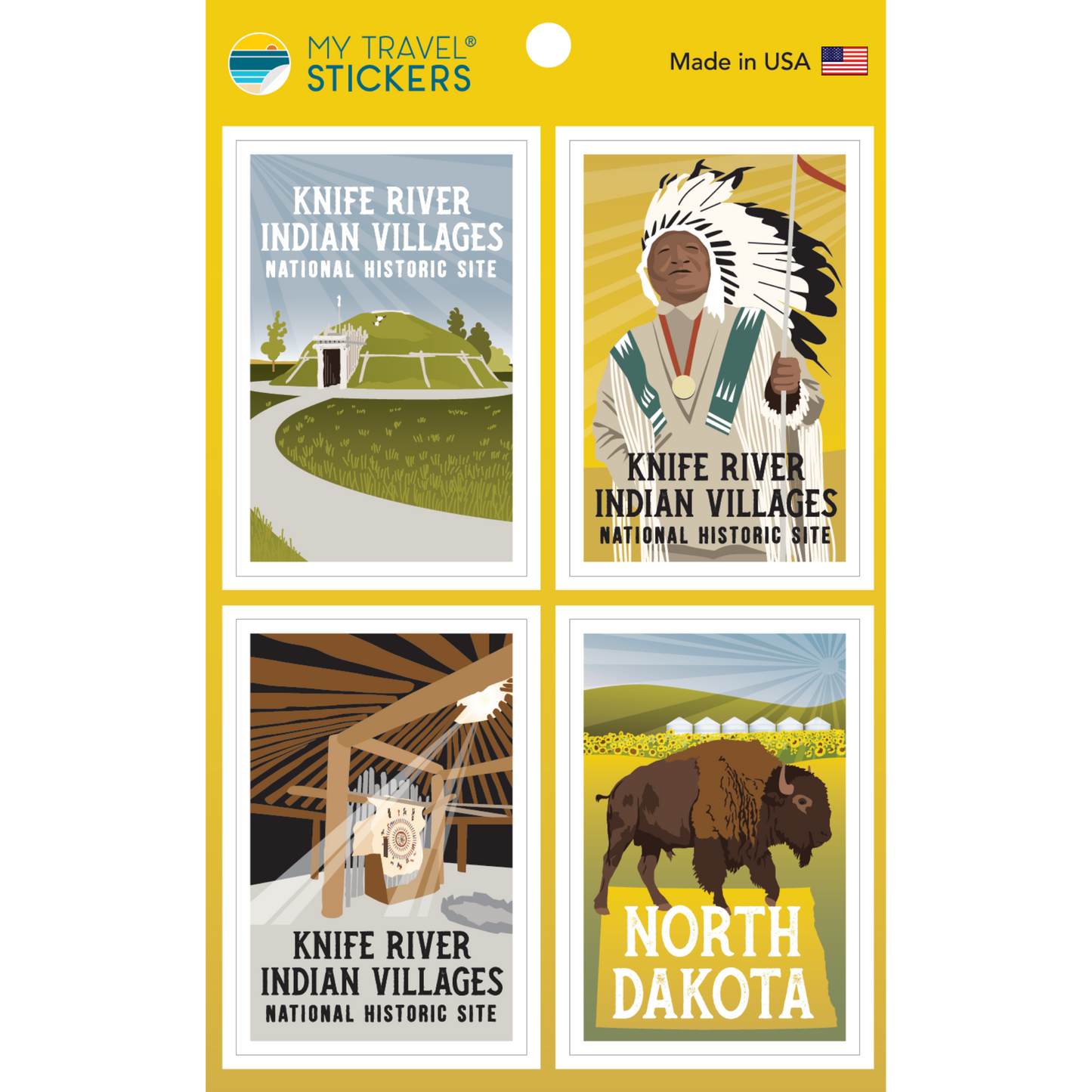 Knife River 4 Sticker Set