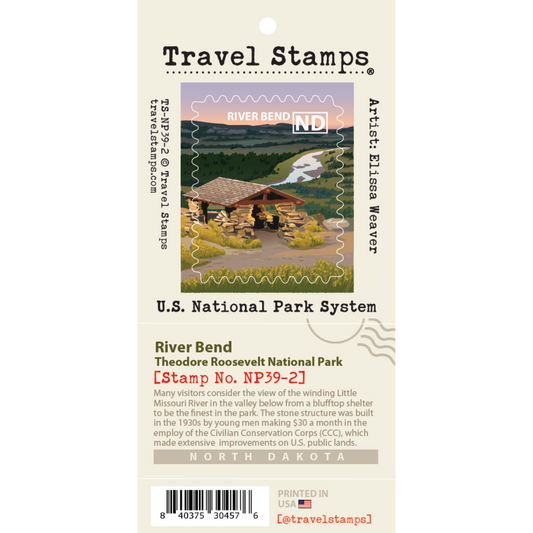 River Bend Travel Stamp