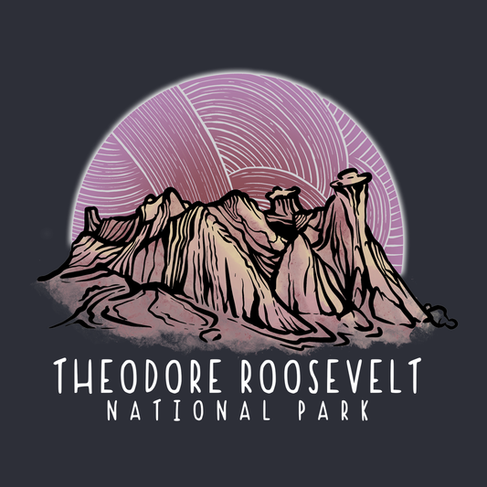 Hoodoo Watercolor Ladies T-shirt